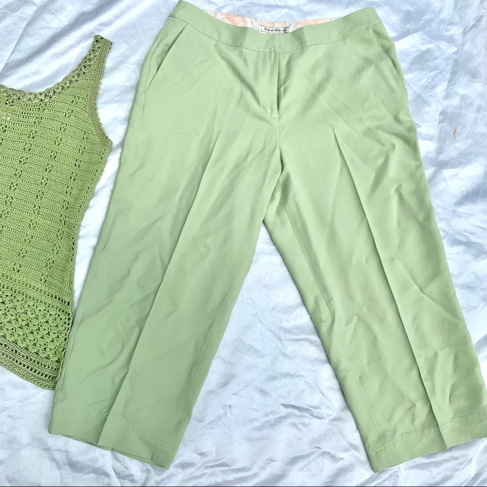 Tommy Bahama Silk Capris High Waist